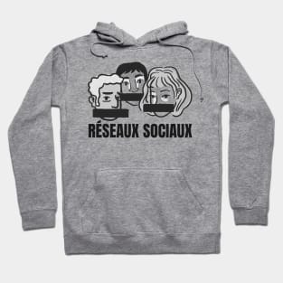 censure reseaux sociaux illustration Hoodie